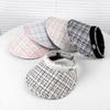 Embroidered Sun Hat Sun Protection Baseball Cap Outdoor Empty Top Hat