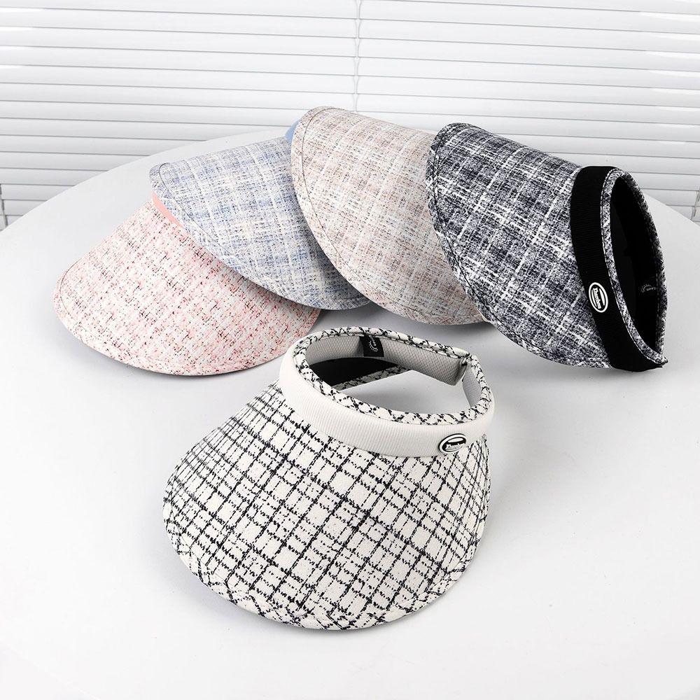 Embroidered Sun Hat Sun Protection Baseball Cap Outdoor Empty Top Hat