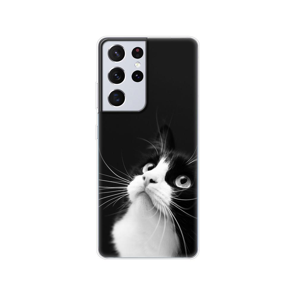 For Samsung Galaxy S21 | S21+ | S21 Ultra 5G Case For Samsung S21 Plus Phone Cover Galaxy S21 FE Silicon TPU Bumper Back Funda