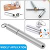 Portable Toothpick Box with Keychain Metal Toothpick Holder for Outdoor Travel Multi Functional Toothpick Bottle 4