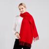 SIYUTANG Festive Red Fleece Scarf