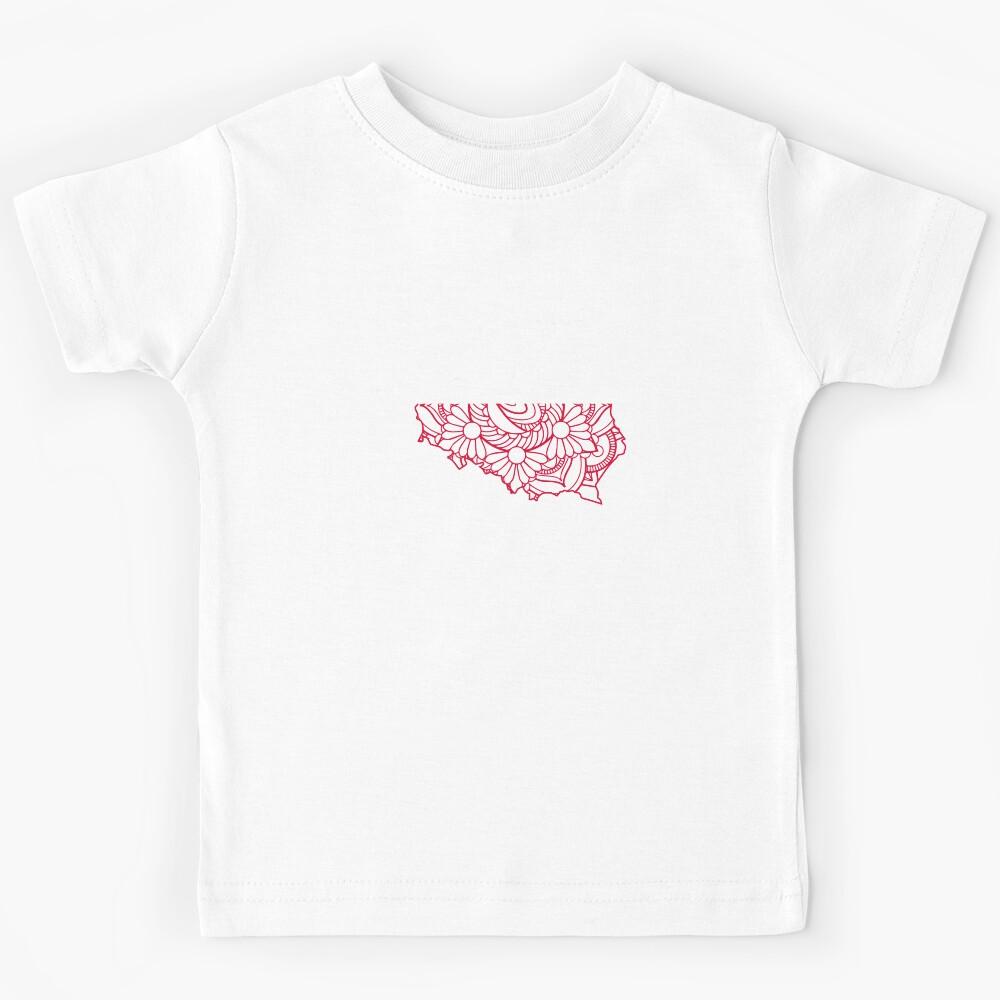 Polska Poland Mandala Flag Kids T-Shirt 100