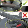 Leather Hand Parking Brake Handle Cover For VW Jetta GLI Golf 5 6 Rabbit GTI MK5 6 EOS 1K0711461A 1KD 711 461 A
