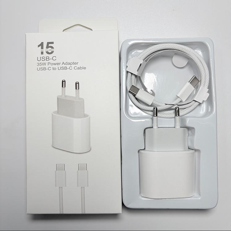 Caricabatterie PD da 20W/35W Compatibile con Apple 15 per iPad e iPhone con Cavo
