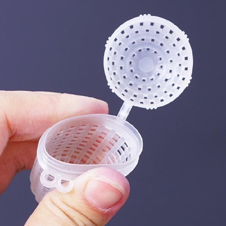 5Pcs Portable Fish Lure Fishing Baits Cage Conjoined Basket Feeder Holder Tackle Split Swim Feeder Basket Fishing Tool