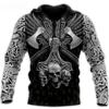 Fashion Men's Sportswear 3D Printed Viking Classic Hoodie Jacket Spring and Autumn Hoodie Hip Hop Punk Oversized Hoodies