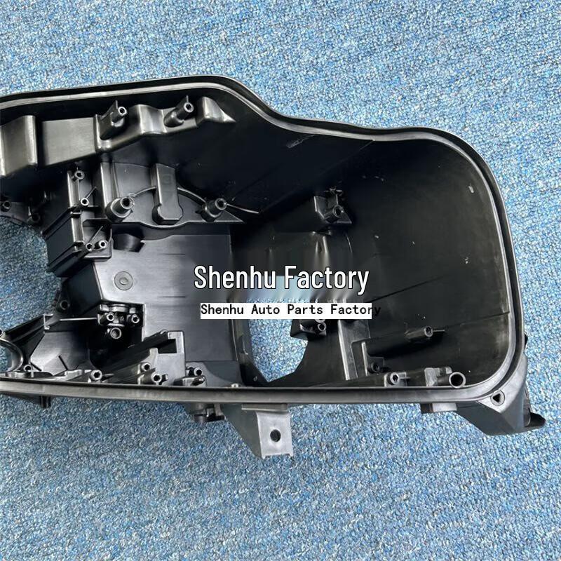 Compatible with 2013-2015 Mercedes GL Headlight Rear and Front Plastic Housing Base, Black.