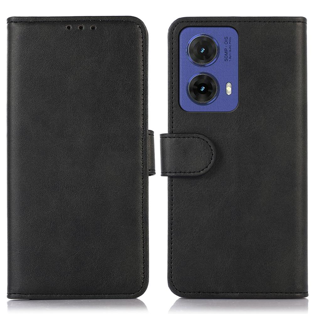 For Motorola Moto G85 5G/S50 Neo 5G Case Cowhide Texture Leather Stand Wallet Phone Shell