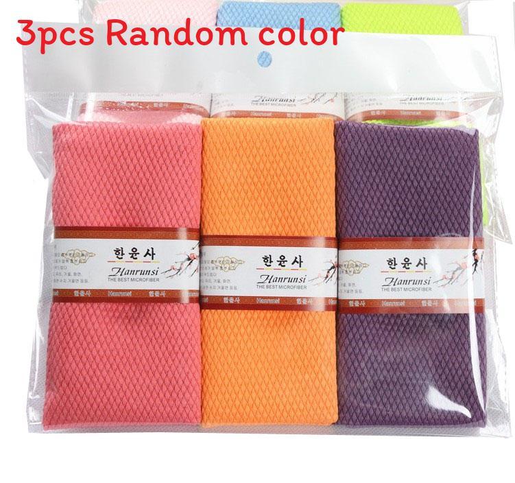 Home Cleaning Fish Scale Cloth Dualsided Absorbent Glass Mirror And Wine Cup Wiper