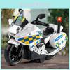 Police Motorcycle Toy With Flashing Lights And Inertial Motion For Kids Play