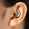 1pc G23 Titanium Split Ring with Multi Slanted Marquise Round White CZ Septum Nose Ring Cartilage Helix Tragus Piercing Jewelry