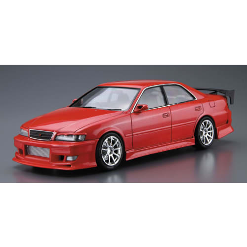 Aoshima Bunka Kyozai 1/24 Scale The Tuned Car Series No. 16 Toyota Kunny'z JZX100 Chaser Tourer V 1998 Plastic Model