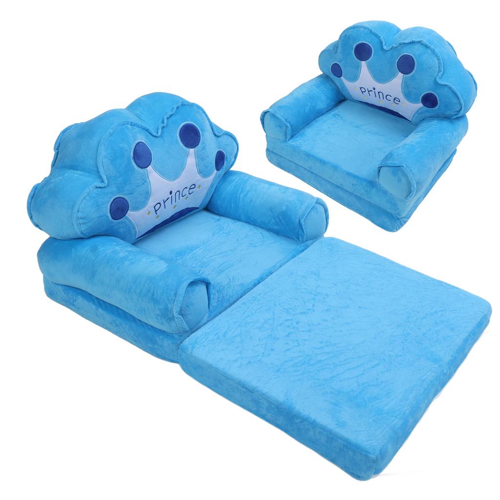 Kids Couch Cartoon Lounger Sofa Foldable Sofa Bed Comfortable Cute Princess Toddler Sofa