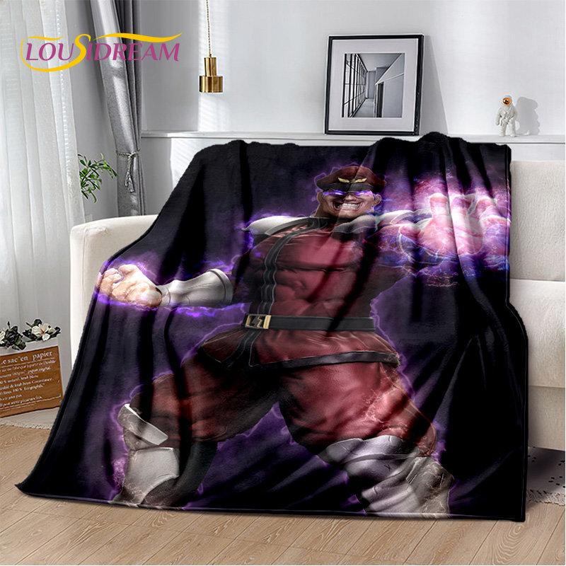 Street Fighter Retro Game Gamer Soft Plush Blanket,Flannel Blanket Throw Blanket for Living Room Bedroom Bed Sofa Picnic Cover