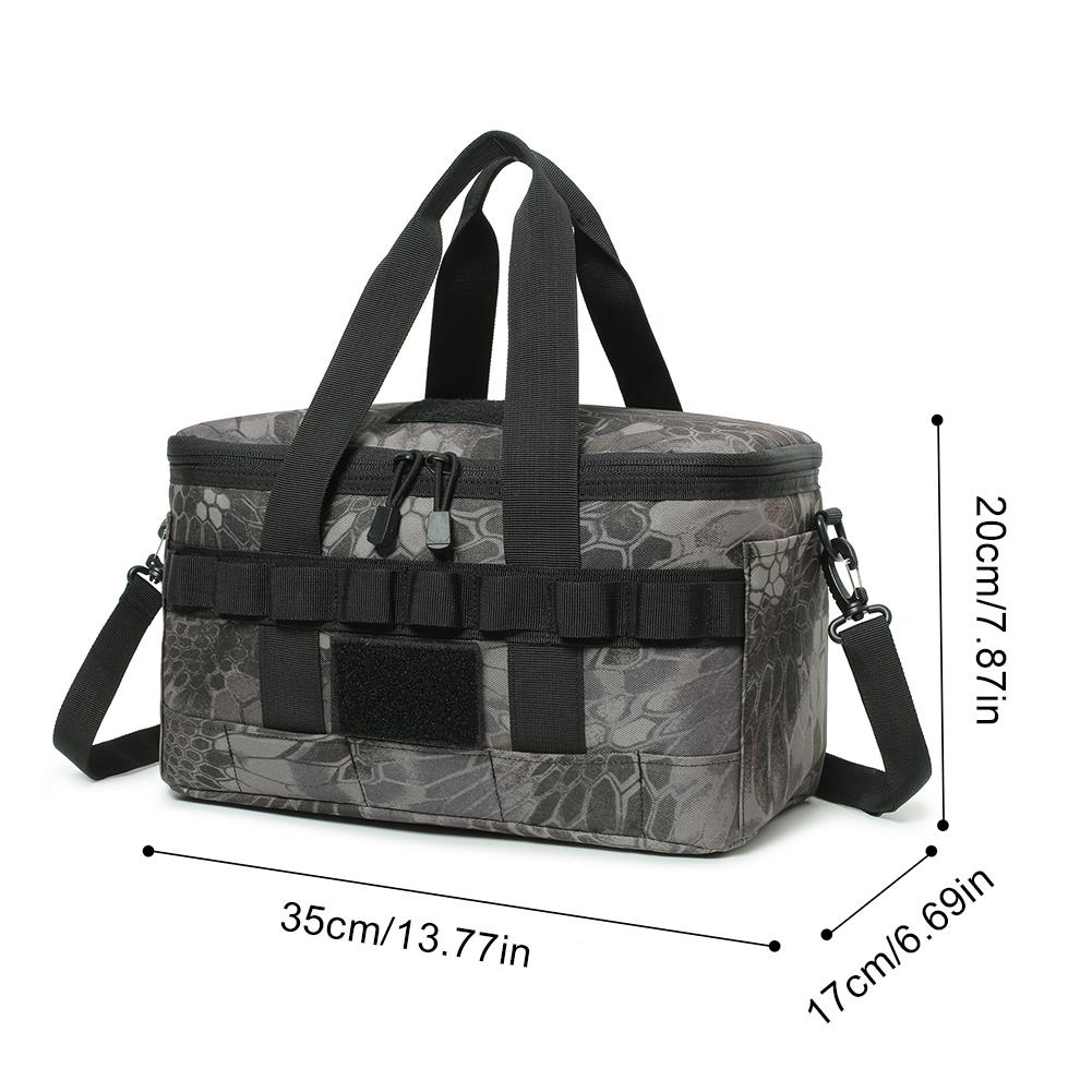 Big Capacity Camping Lunch Box Outdoor Heavy Duty Lunch Bag Work Durable Leakproof Insulated Thermal Cooler Bag Meal For Picnic