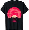 Vintage Japanese Mt. Fuji Sunset Novelty T-Shirt