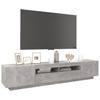 Vidaxl Szafka Pod Tv Z Oświetleniem Led, Szarość Betonu, 200X35X40 Cm
