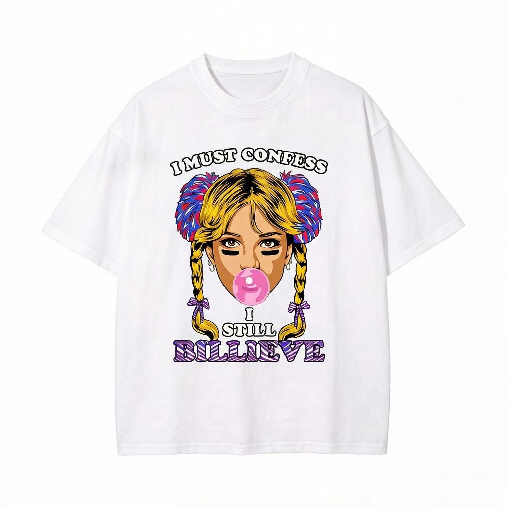 

Retro Printed Britney Spears Make America Great Again Pattern Tshirt for Unisex and Women Fashionable Hiphop Fun Tshirt S