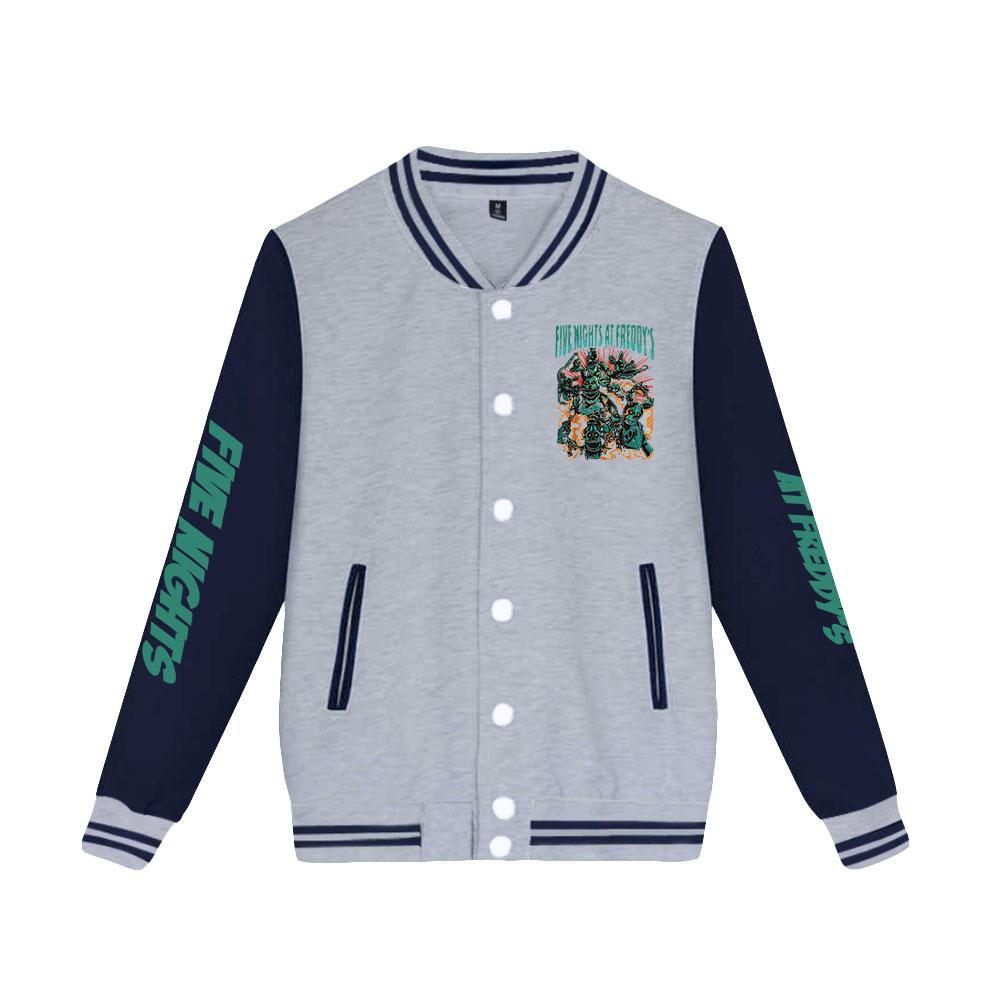 Fünf Nächte bei Freddy's Baseball Jacke Männer Frauen Hip Hop Harajuku Jacken Streetwear Kinder Jungen Mädchen Lose College Mäntel