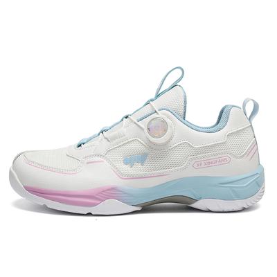Rotating Button Badminton Shoes, Tennis Shoes, MD+rubber Sole, Versatile Sports Shoes for Both Men and Women, Suitable for Indoo