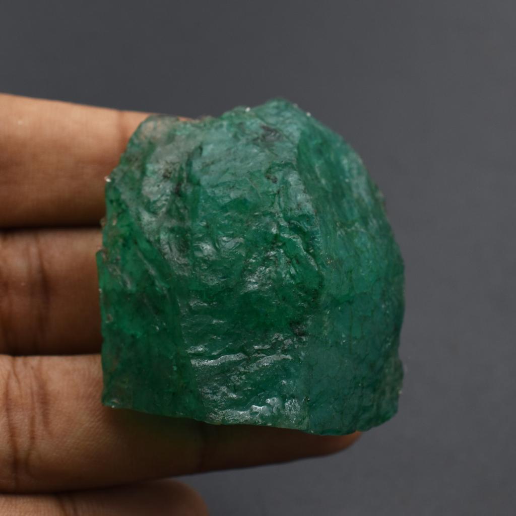 272.05 Ct Earth Mined Natural Emerald Huge Rough CERTIFIED Green Loose Gemstone am00-25-Sa