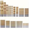 99Pcs High Speed Steel Metric Drill Bit Sets for Hardened Metal, Stainless Steel, Cast Iron, Wood and Plastic