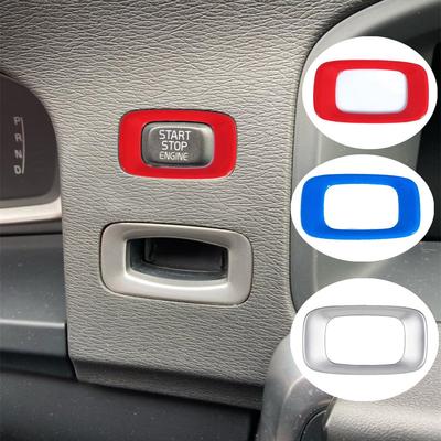Araba Motoru Çalıştırma Durdurma Çerçeve Trim sticker Volvo Için Fit V40 V60 S60 XC60 S80 V50 V70 XC70 Oto İç