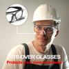 3pcs Anti-fog Safety Glasses Transparent Lens Blue Light Blocking Unisex Protective Glasses