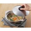 Yoshikawa 18cm Stainless Steel Two-Handled Pot, Gas and Induction Compatible, Ideal for Bowls and Ramen, Made in Japan, Deep, with Graduations, Serves