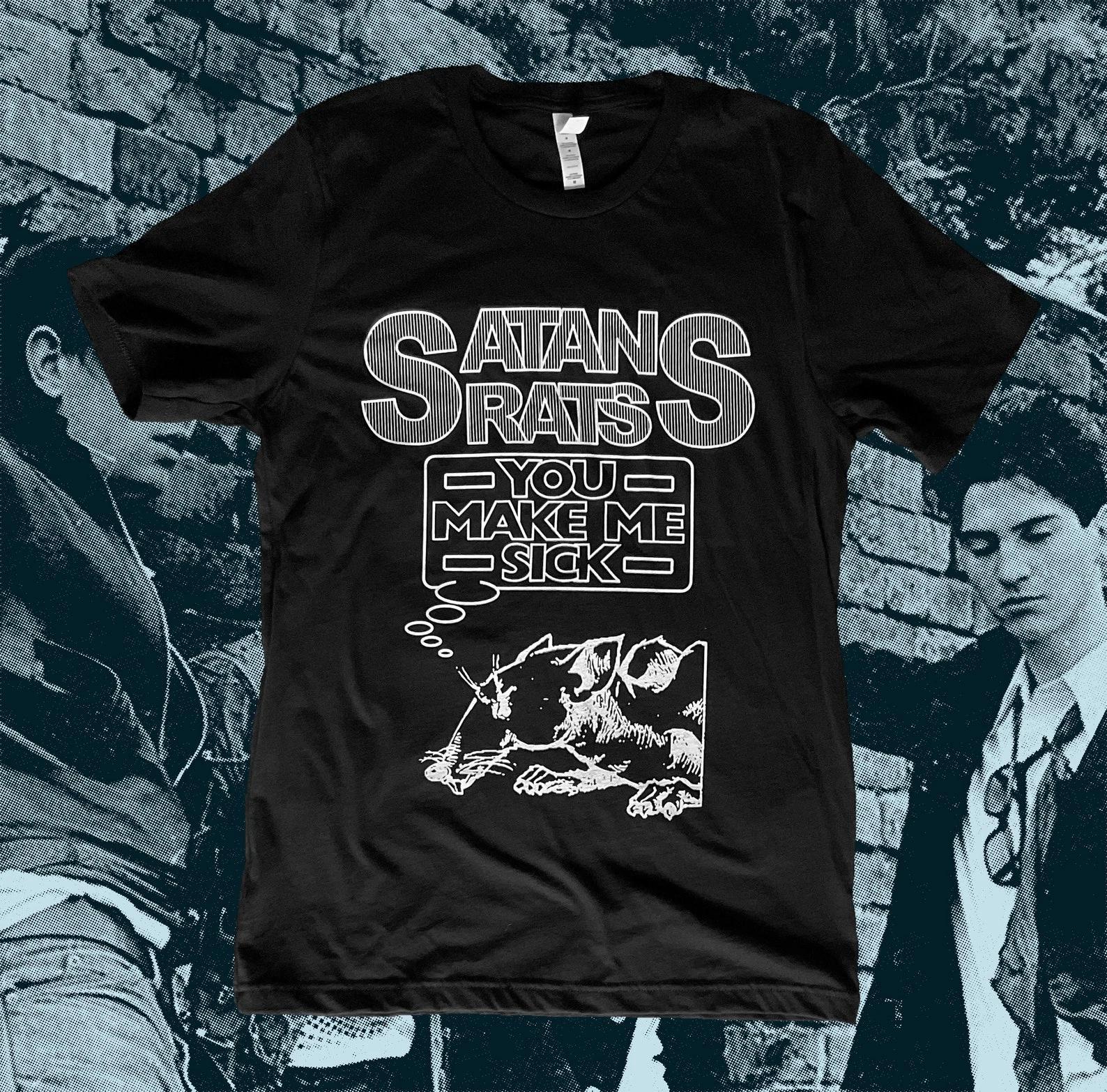 

SATANS RATS T-Shirt, Classic UK Punk 70s Hardcore The Damned The Clash Buzzcock 4XL