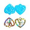 Herz Kirschform Handgemachte Ohrring Anhänger Silikonform DIY Holographische Harzform für DIY Schlüsselanhänger Schmuck Handwerk