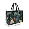 Cute Camping Themed Tote Bag for Daily Use