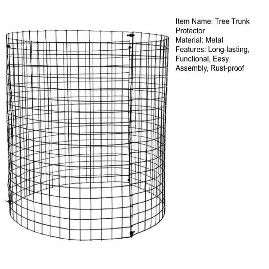 Wire Plant Protector from Animals Plant Protection Cage Set Tree Trunk Protector with Ground Stakes Ties for Garden Protection Keep Rabbit Fox Out