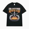 Funny Autistic and Gay Skeleton Explosion Meme T Shirts Men Clothing Hip Hop Fashion T-shirts High Quality Casual Cotton T-shirt