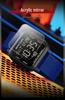 Sanda Student Sports Watch - Waterproof, Luminous Large Dial, Countdown Timer, Multifunction Alarm Clock, Square Electronic Design