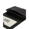Daks Slim Max Luxo Black Embossed Logo Leather Card Wallet Dbho6f746bk