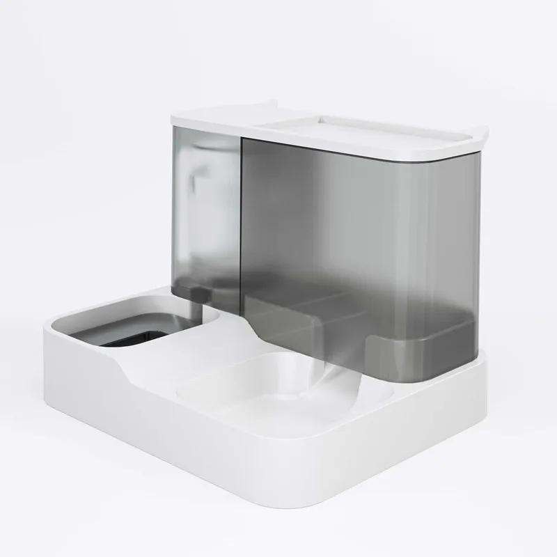 Creative Large Capacity Elevated Dining Bowl Fully Automatic Feeding for Cats and Dogs Drinking Bowl for Pets and Pet Supplies