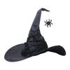 Night club Bat Performance Props Witch Hats Sorcerer Caps Halloween Hats Black Folds Wizard Cap