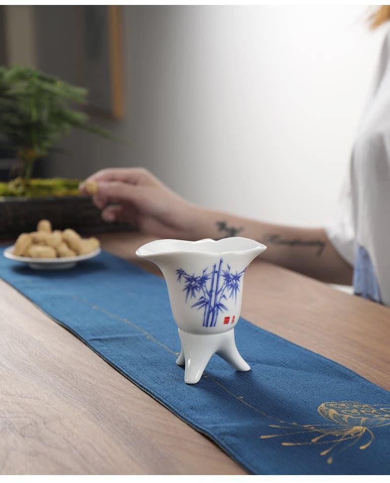 Emperor Celadon Ceramic Wine Set: Choose One or Two Retro Chinese Baijiu Cups