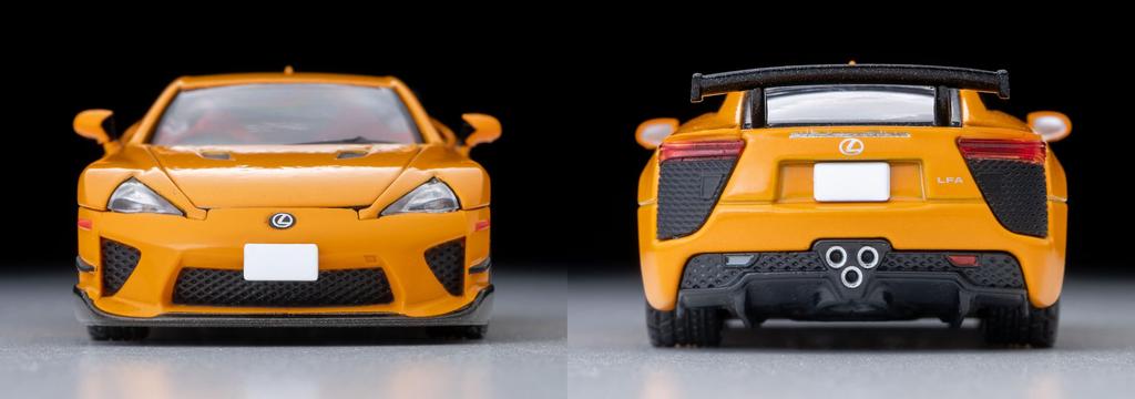 TOMYTEC Tomica Limited Vintage Neo Lexus LFA Package Orange Finished Model 337850 1/64 LV-N361a Nürburgring