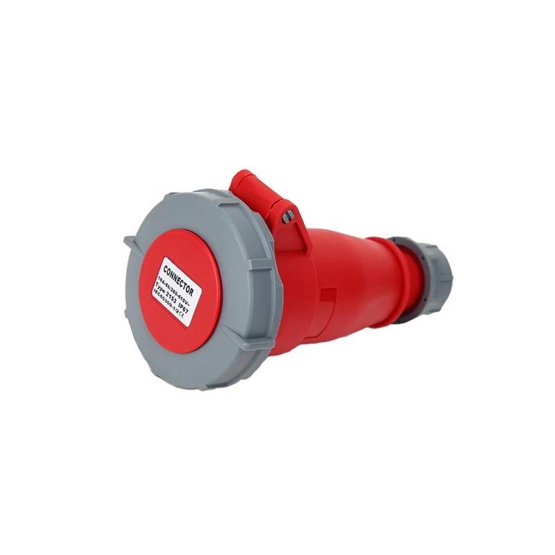 Průmyslový konektor Samec Zástrčka 3P/4P/5Pin Elektrický konektor 16A 32A IP67 Vodotěsná nástěnná zásuvka 220V 380V
