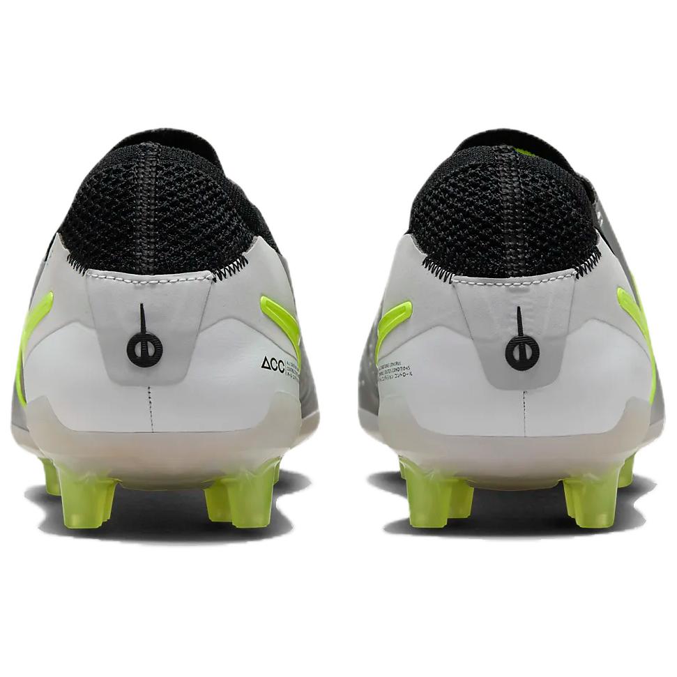 Nike Tiempo Legend 10 Elite AG Pro Metallic Silver Volt Black  DV4330-001