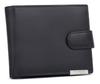 Men's Leather Wallet N992L-PDM-RON-BP-9137 Black