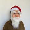 Santa Claus Latex Mask Halloween Christmas Party Funny Costume Prop DIY Full Head
