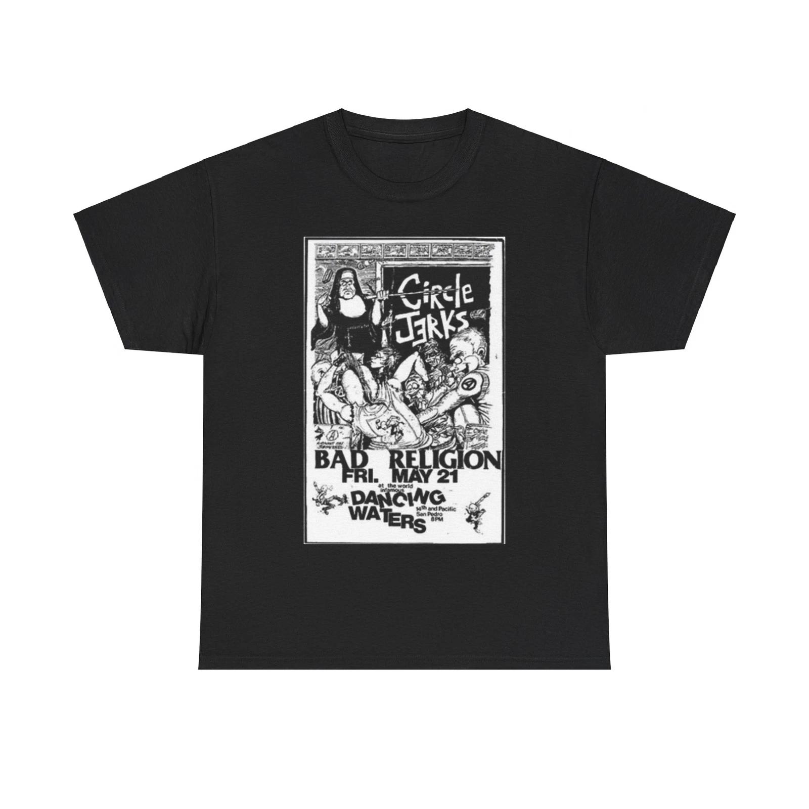 Circle Jerks Vintage Punk Rock Flyer #2 Unisex Heavy Cotton Tee S