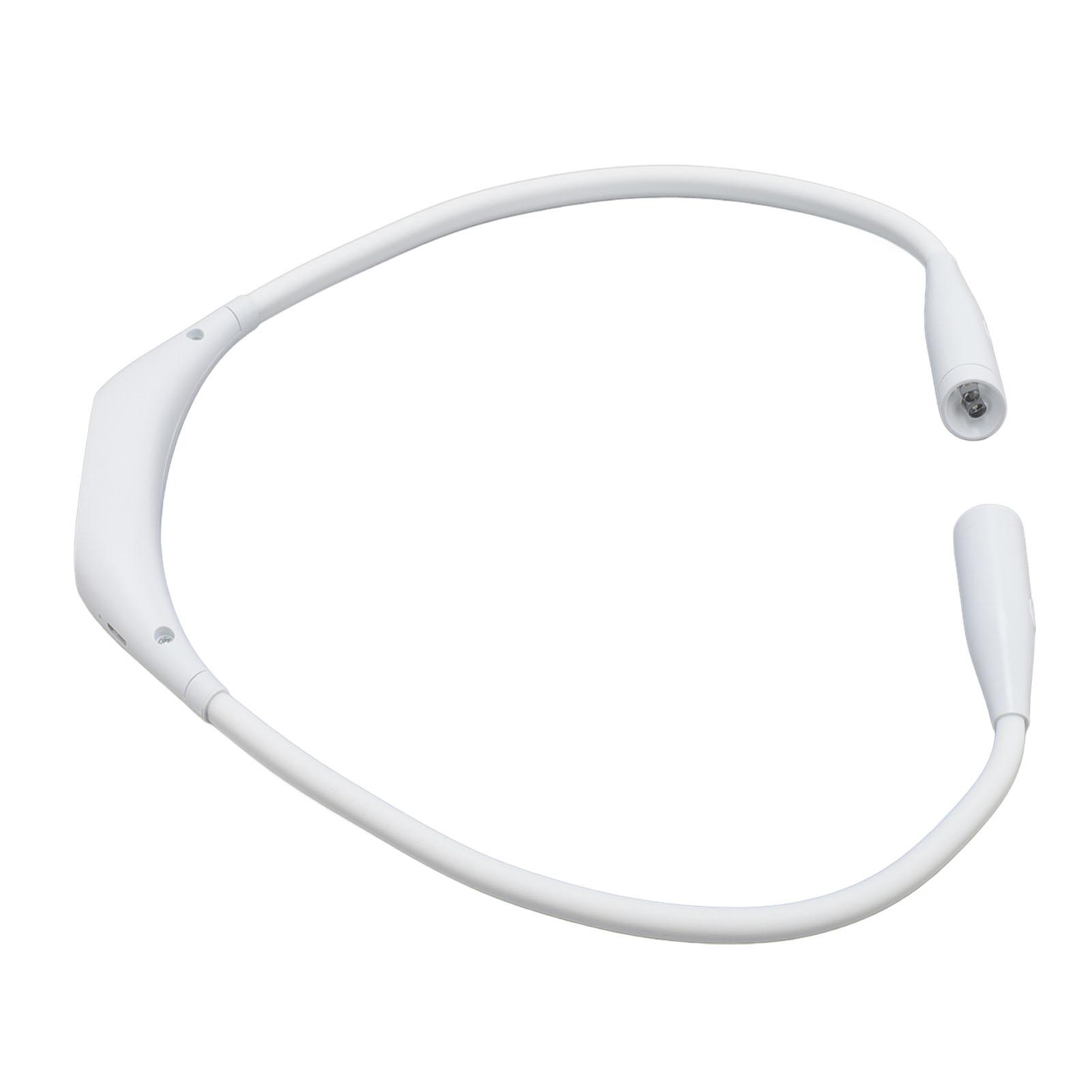 

Светодиодный светильник для чтения на шею, профессиональный, перезаряжаемый, регулируемый на 360 градусов, для вязания крючком