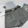Sophisticated Black Womens Denim Pant Belt Adorned With Vintage Inspired Designs Buckle