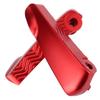 Pair Rear Foot Pegs Pedal Pad Motorcycle Folding Footrest Fit for Vespa GT GTS GTVRed