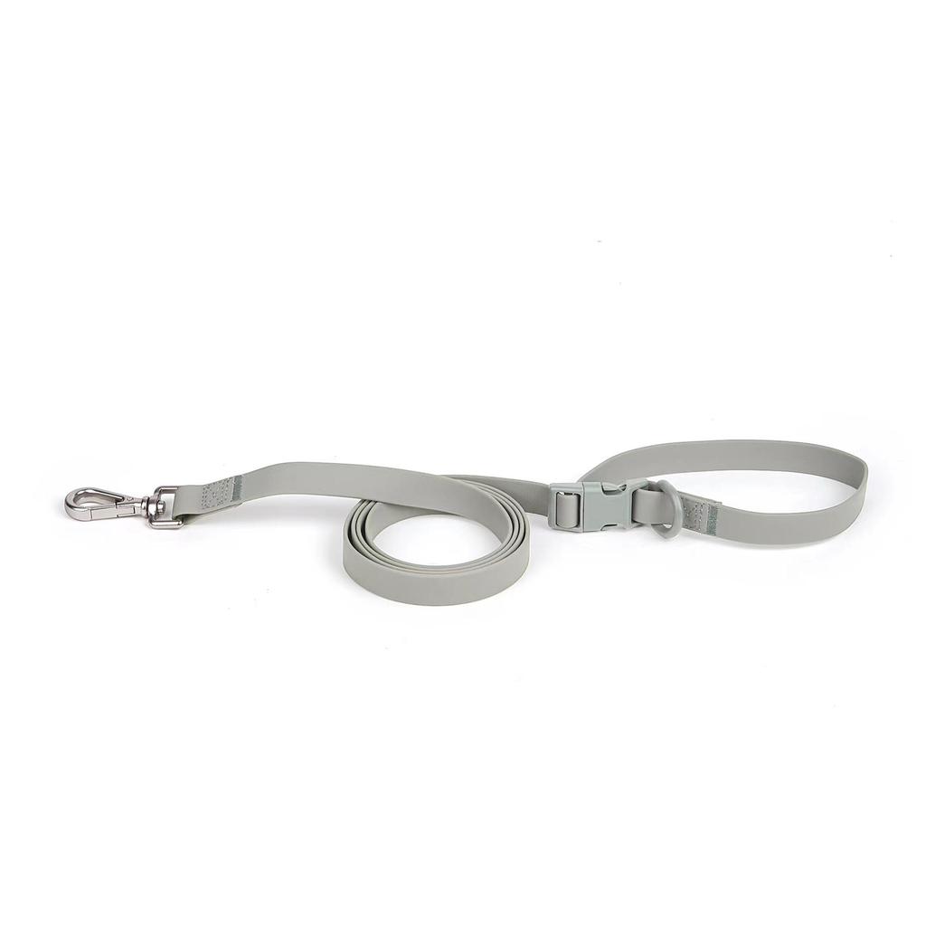 Macaron Color PVC Dog Collar & Leash Set - Soft & Comfortable