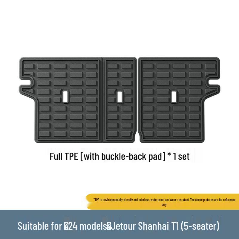 Custom TPE Floor Mats, Trunk Mats, & Seat Back Cushions for 2024 Jetour Shanhai T1